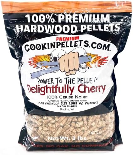CookinPellets Premium Delightfully Cherry Hardwood BBQ Smoking Pellets, 3lb by Unknown