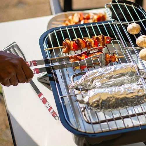 NCAA Wisconsin Badgers Steel BBQ Tool Set (2 Piece) - Image 2