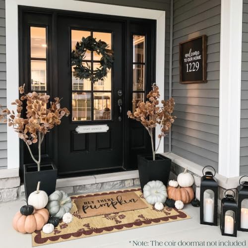 Front Door Mat Indoor Entrance - 2x4.3 Ft Burgundy Floral Washable Layered Doormat Outdoor Entrance Porch Rug Non-Slip Neutral Country Jute-Look Runner Rug for Mudroom Laundry Room Porch Decor - Image 6