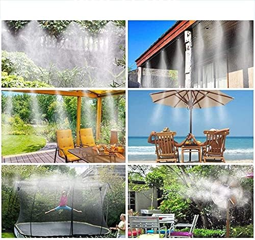 QFFL Misting Cooling System, Automatic Plant Watering Sprinkler, Outdoor Spray Device, for Patio Garden Greenhouse Umbrellas Trampoline (Size : 12m) - Image 3