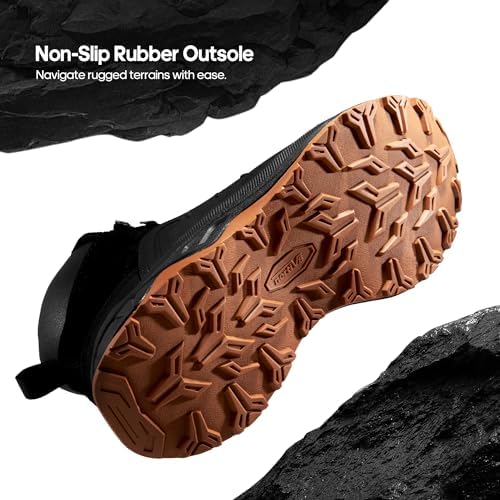 NORTIV 8 Women's Waterproof Hiking Boots Outdoor Trekking Camping Trail Hiking Boots - Image 5