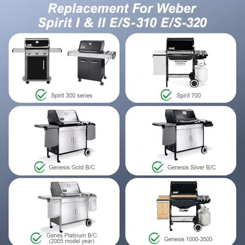 Uniflasy 7639 Grill Grates for Weber Spirit 300 & GS4 Spirit II 300 - Image 3