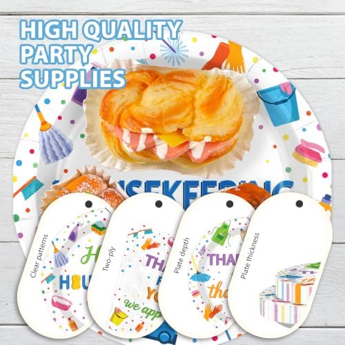 168 Pcs Happy Housekeeping Week Decorations for Housekeepers, Serves 24 - Image 3