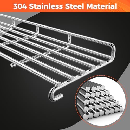 QuliMetal 66045 Grill Warming Rack for Weber GS4 Genesis II 400 Series - Image 3