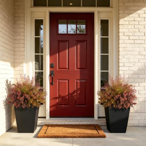 Hrobek 8 Bundles Fall Outdoor Faux Fake Plants UV Resistant - Image 6