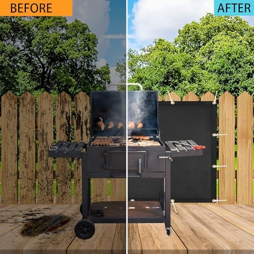 3' X 8' Grill Heat Shield for Deck Railing, Fireproof Heat Shield for Grill - Image 4