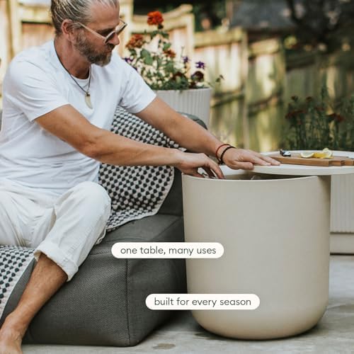 Veradek Kona Cooler Side Table - Outdoor Cooler Table and Ice Chest - Image 6