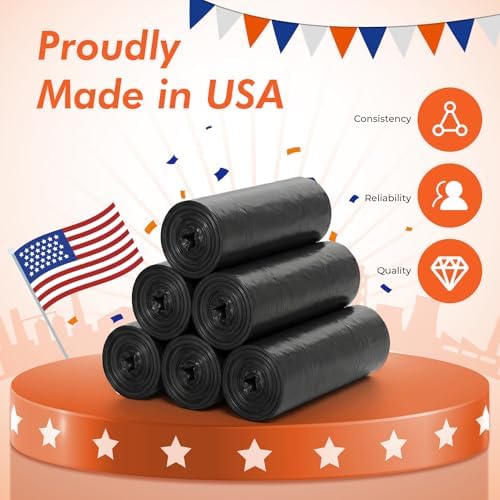 Delxo 40-45 Gallon Trash Bags, 5000 Count, 40×45'' Large Black Garbage Bags - Image 7