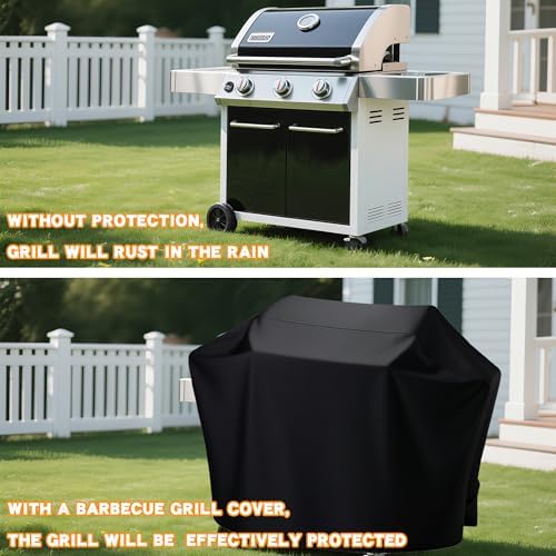 55 Inch Grill Cover for Outdoor Grill, Waterproof BBQ Cover - Image 4