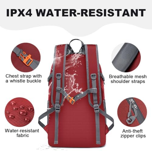 MIYCOO Ultralight Packable Backpack, 35L Water-Resistant Hiking Daypack - Image 4