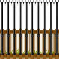 Beizelte 10 Pack 5Ft String Light Poles,Outside String Lights,Outdoor Light Poles,Metal Poles Stand for Patio,Backyard,Deck by Beizelte