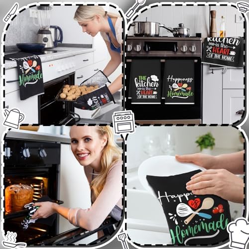 Sratte 6 Pcs Kitchen Decor Accessories Set, Kitchen, Black Color - Image 5
