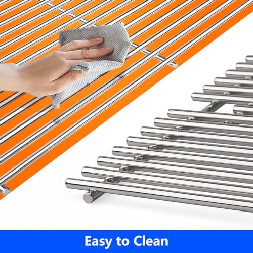 Grill Grates for Nexgrill 4 Burner 720-0830H 720-0830D 720-0670A 720-0783C 720-0783E 720-0958A, 17" Stainless Replacement Parts for 5 Burner 720-0888N Charbroil 463241113 463446015, Kenmore Gas Grill - Image 6