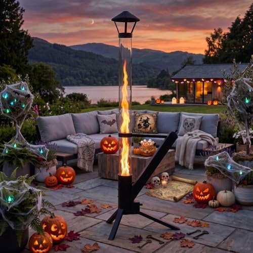 55.85" Patio Pellet Heater, Pellet Torch Patio Heater by YTGLEN