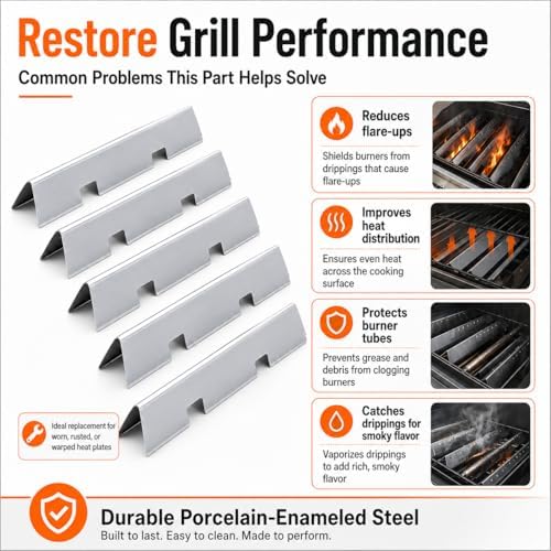 Uniflasy 15.3" Flavorizer Bars for Weber Spirit E310 & GS4 Spirit II 300 - Image 6