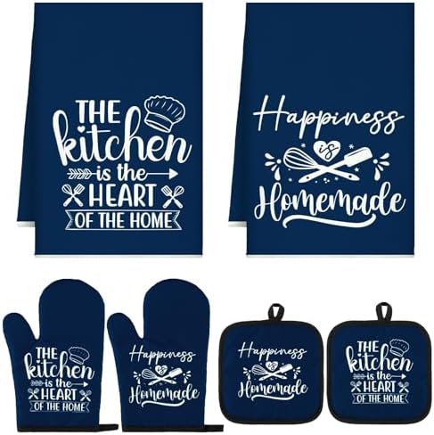 Sratte 6 Pcs Kitchen Decor Accessories Set, Kitchen, Blue by Sratte