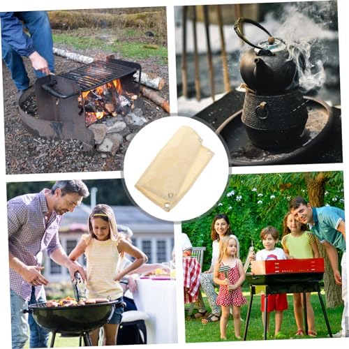 VOSAREA 3pcs Fireproof Mat for Outdoor Cooking Camping and Grilling Protective Cushion Thickness - Image 4