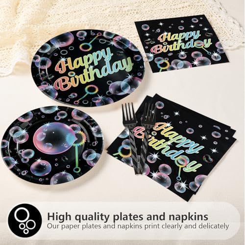 96Pcs Bubble Birthday Party Decorations, Serves 24 - Image 3