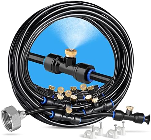 homenote Misting Cooling System, 42FT Pre-Assembled Mister Kit by HOMENOTE