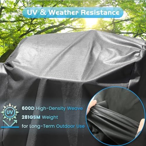 Grill Cover for Pit Boss 1600 Pro Series Elite Wood Pellet Smoker Parts Outdoor Accessory PB1600PS1 Sportsman PB1600SPW 600D Heavy Duty Anti-Fade Waterproof 30939 31818 - Image 5