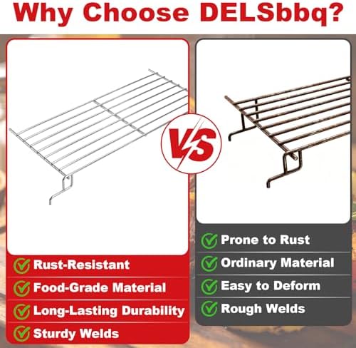 DELSbbq Grill Warming Rack for Charbroil Performance 2 Burner Grills - Image 4