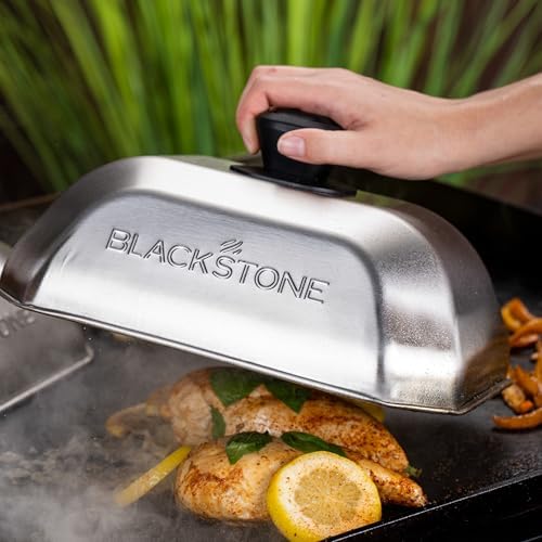 Blackstone® Rectangle Basting Cover, Small, 2-Pack, Stainless Steel - Image 5