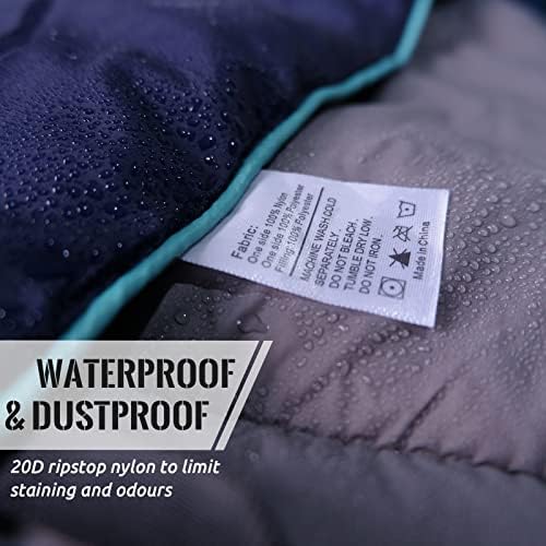 Outdoor Puffy Camping Blanket, Large Outdoor Blanket Waterproof, 55*79'' - Image 4