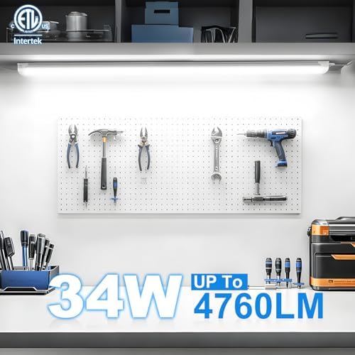 SHOPLED 3FT LED Shop Light, 34W 4760LM 5000K Daylight White, V-Shape - Image 2