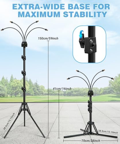 Patio Misters for Cooling Outdoor- Portable Adjustable 5.3FT Standing Mister for Outside Patio Cooling, Leak-Proof Adjustable Mist for Backyard, Deck, Garden & Sunbathing - Image 5
