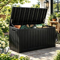 KAMABOKO 120 Gallon Outdoor Storage Box Waterproof Deck Box for Patio by KAMABOKO