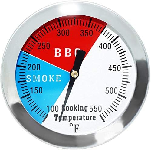 2 Inch Grill Temperature Gauge BBQ Thermometer for Charcoal Grill or Smoker by DOZYANT