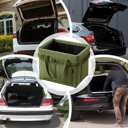 Trunk Organizer for SUV Folding Cargo Organizer Car Trunk Storage - Image 4