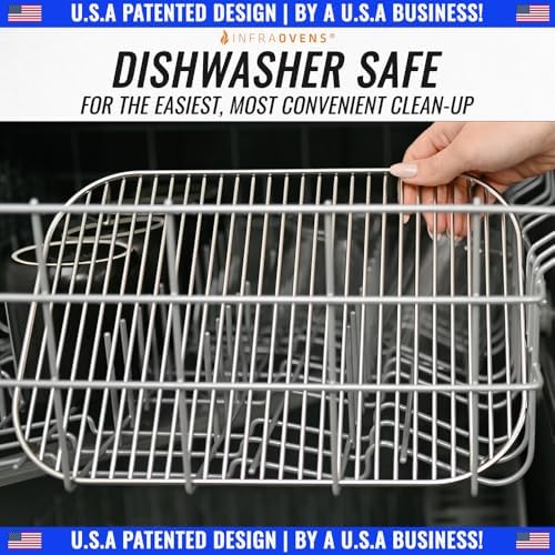 Stainless Steel Rack for Ninja Woodfire Outdoor Grill and Smoker, OG701 OG751 7-in-1 Wood Fire Electric Master Grill Air Fryer Accessories, Dishwasher Safe, by INFRAOVENS - Image 6