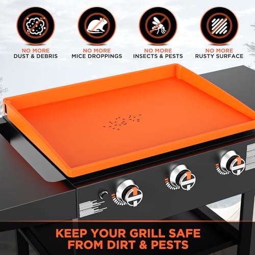 Silicone Griddle Mat Cover for Blackstone - 28XL Inch True All-Encompassing Coverage Heavy Duty Food Grade Grill Buddy Mat, All Season Cooking Surface Protective Cover - Image 3