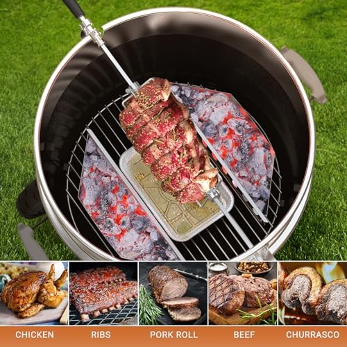 onlyfire 6003 Grill Rotisserie Spit Meat Forks, 1 Pair - Image 5