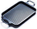S·KITCHN Nonstick Grill Pan, Induction Stove Top Grill Plate, Glass Grilling Pan for Indoor, Gas Range Grill Panel/Skillet by S%C2%B7KITCHN
