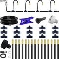 49.21Ft Drip Irrigation Kit System, 360° Bendable Garden Irrigation System by Cokacot