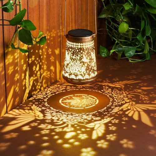 4 Pack Solar Lanterns Outdoor Waterproof, Birthday Gifts for Women Mom - Image 2
