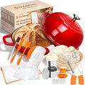 QuliMetal 5 Qt Enameled Cast Iron Dutch Oven for Sourdough Bread Baking,Red by QuliMetal