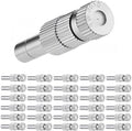 30 Pcs Brass Misting Nozzles Mister Replacement Nozzles with Filter Mesh by Mornajina