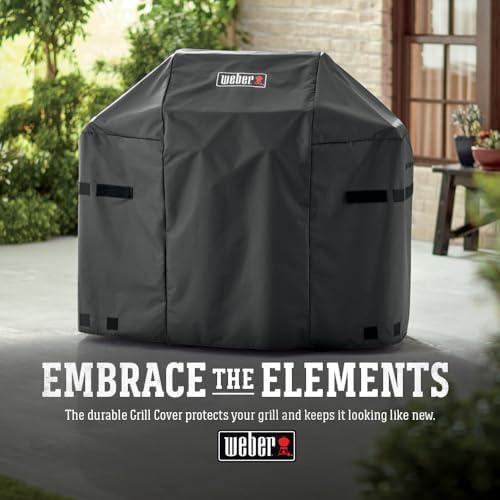 Weber® Premium Outdoor Grill Cover for Select Spirit Gas Grills, Black - Image 4
