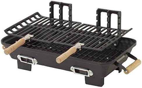30052AMZ Kay Home Product's Cast Iron Hibachi Charcoal Grill, 10 by 18-Inch (Limited Edition) by Unknown