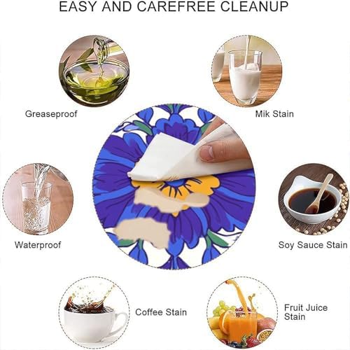 Outdoor Tablecloth Square, Mexican Talavera Pattern Printed on Fade Resistant Square Fitted Table Cover, Great for Picnics BBQs Daily Meals, Fit for 54" x 54" Square Tables - Image 4