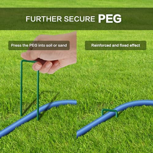 HAOWIN Upgraded Misters for Outside Patio, 3 Nozzles Fine Mist Leakproof 6.6FT Aluminum Bendable Hose Mister, Misting System for Patio Misters for Cooling Outdoor Greenhouse Chicken Coop Trampoline - Image 6