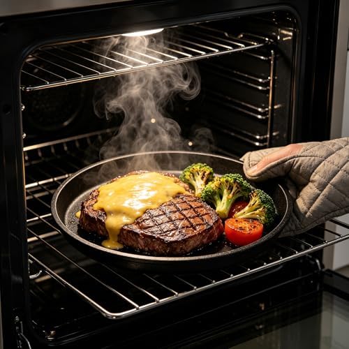 Cast Iron Fajita Plate, Skillet Pan, Steak Platter (9 inch with Base) - Image 4