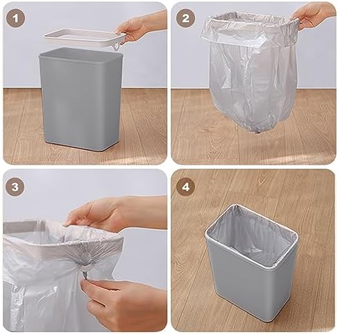2 Pack - 2.5 Gallon Motion Sensor Bathroom Trash Can - Slim Smart Trash Can - Image 4