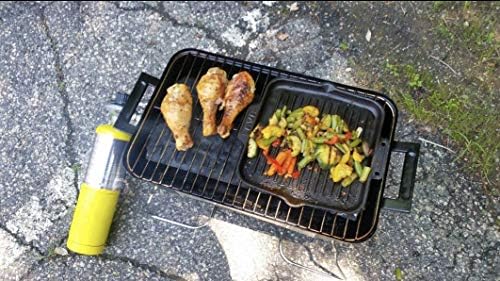 Omaha Go Anywhere Portable Gas Grill - Mini BBQ Propane Grill for Camping, RV, Tailgate - Cooks 8 hamburgers at once - Long Life Steel - Foldable Legs - Image 5