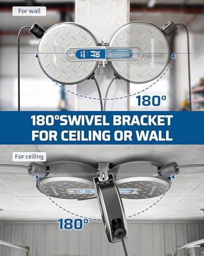 DEWENWILS Ceiling/Wall Mount Retractable Extension Cord Reel with 30FT Cord - Image 4