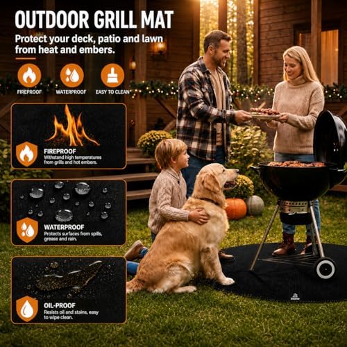 48" Round Fire Pit Mat for Solo Stove Bonfire - Image 3