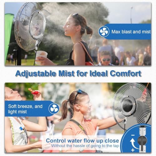 POCKET PANDA Fan Misters for Cooling Outdoor,Fan Misting Kit. - Image 6